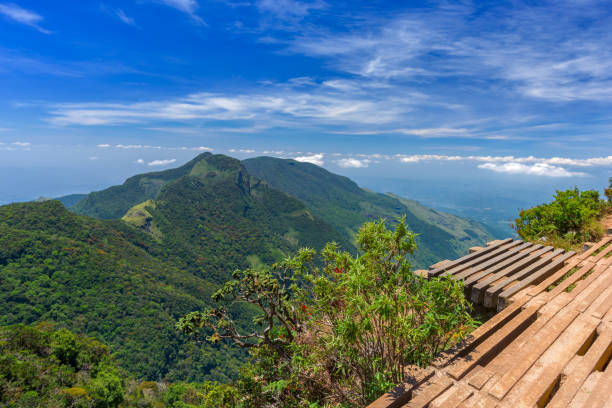 Wonderful and Beautiful landscape of World's End within the Horton Plains National Park in Sri Lanka